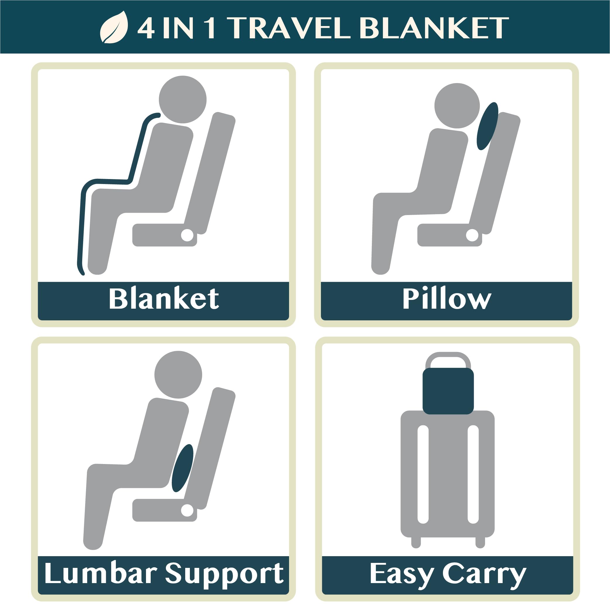 Machine washable fabric makes cleanup quick after trips.