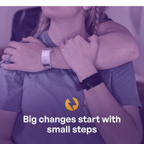 Pavlok Shock Clock 3 adjustable zap provides a safe wake-up stimulus.