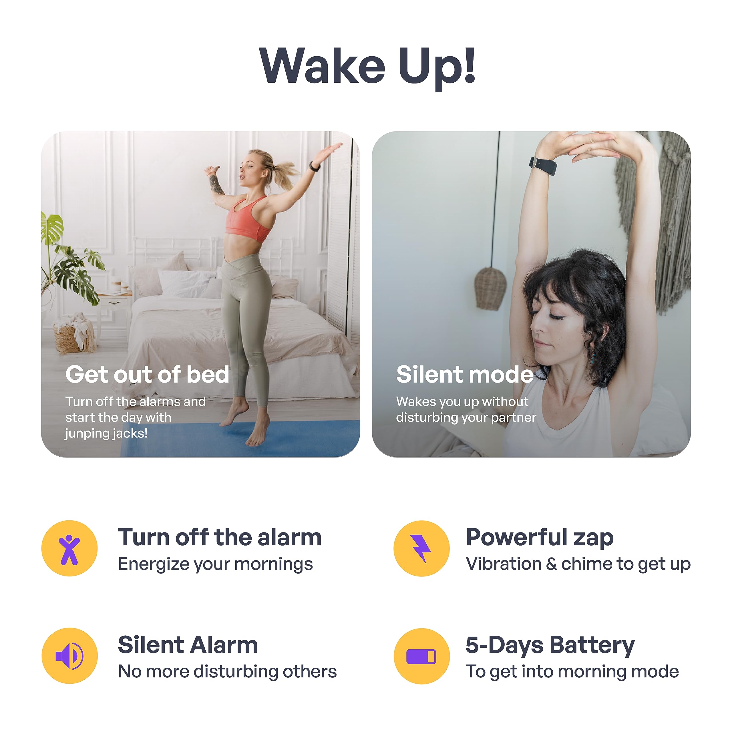 Pavlok Shock Clock sleep tracker analyzes patterns for better rest.