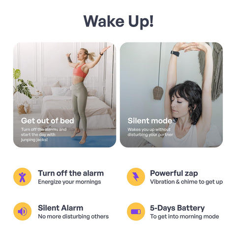 Pavlok Shock Clock sleep tracker analyzes patterns for better rest.