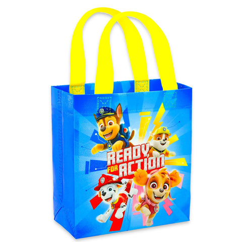 Paw Patrol mini tote bags measure 8x7x3.25 inches for small gifts