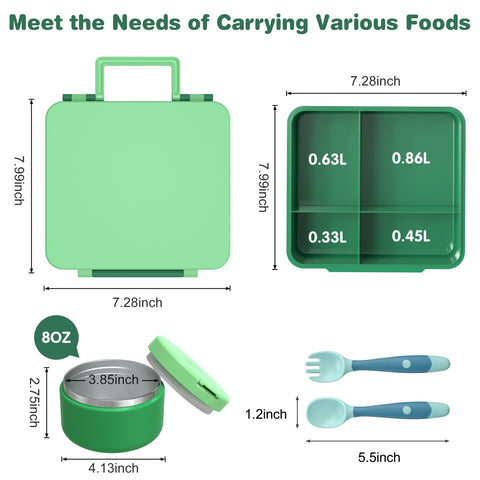 Pawtong kids leakproof lunch container prevents spills during daily activities.