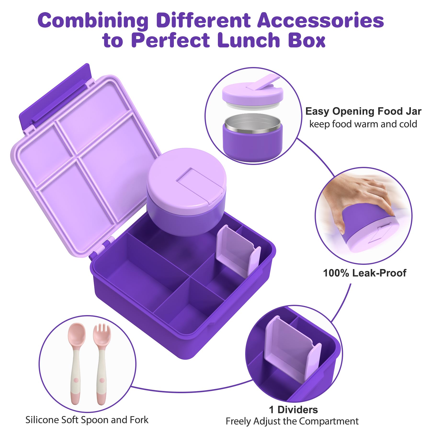 Pawtong lunch box lock buckle shows kid-friendly design