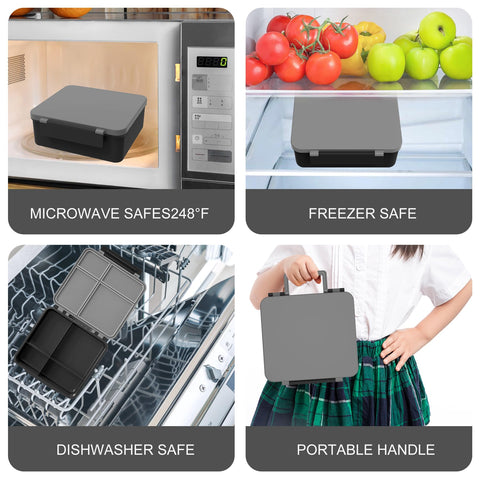 Pawtong lunchbox is microwave-safe and dishwasher-safe for easy cleanup.