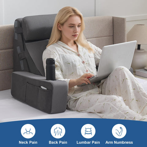 Paxato removable, washable cover keeps bed pillow clean and fresh.