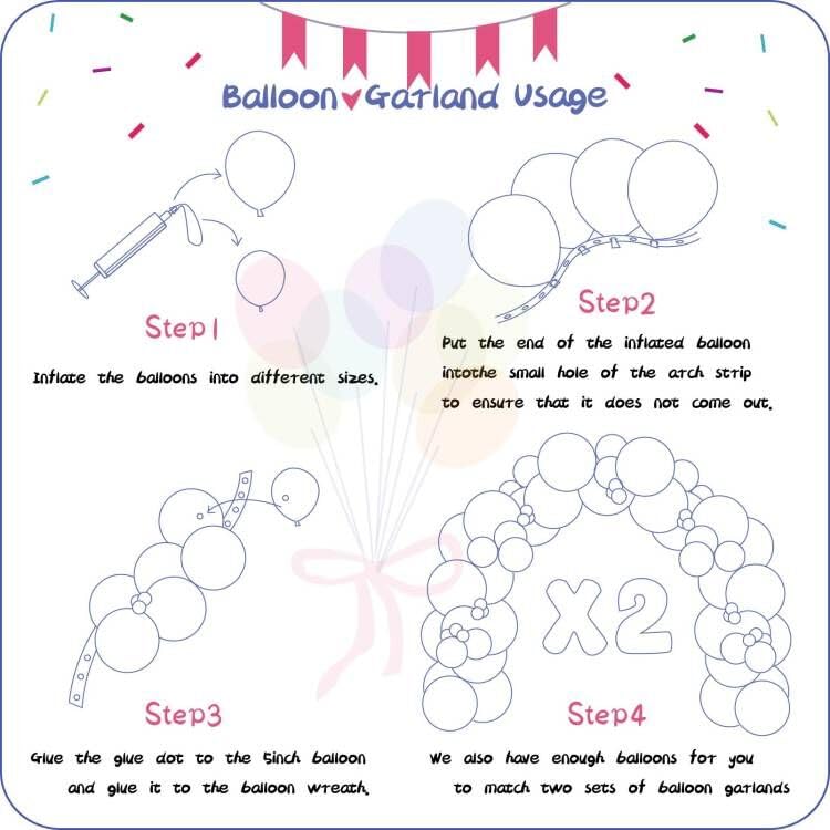 PAXILE rainbow balloons 10in mix adds color to arches