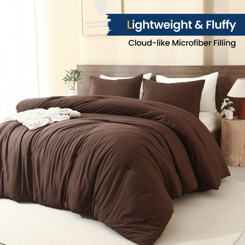 Paxrac lightweight all-season comfort shown on a neatly made bed.