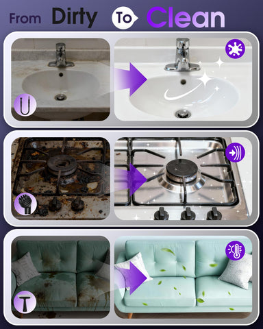 Paxyeet handheld steam cleaner mattress focus refreshes fabrics