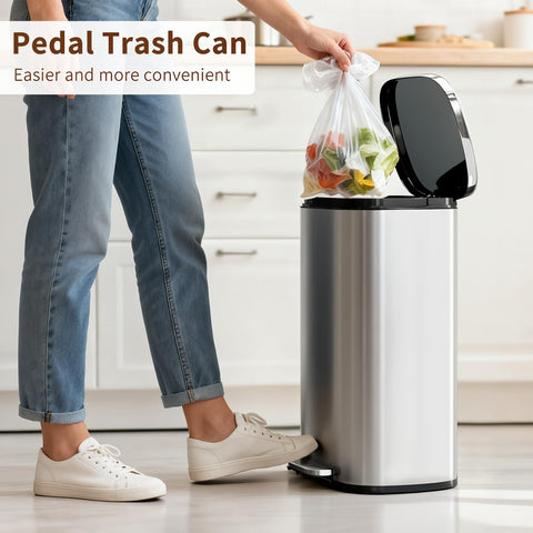 PayLessHere 13-gallon bin with soft-close lid for quiet operation