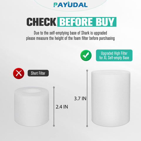 PAYUDAL base post-motor HEPA filter helps keep interior air cleaner