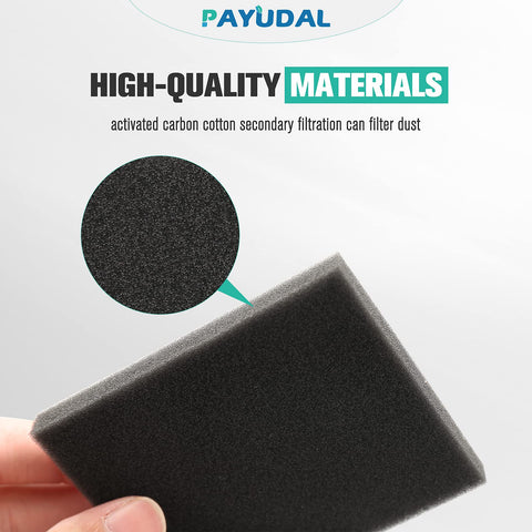 PAYUDAL base pre-motor felt filters support consistent filtration performance