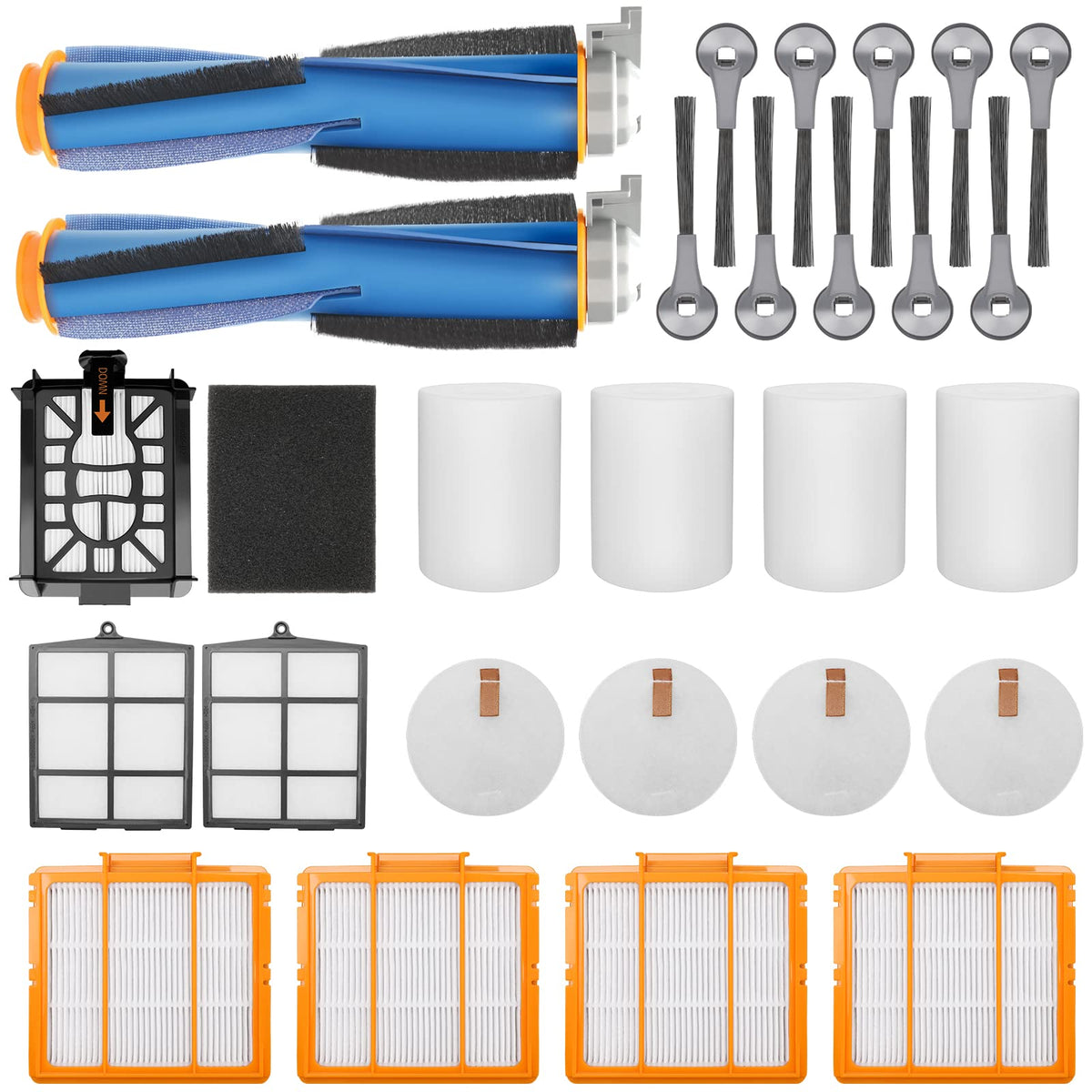 PAYUDAL replacement kit with main roller brush for Shark AI vacuum performance