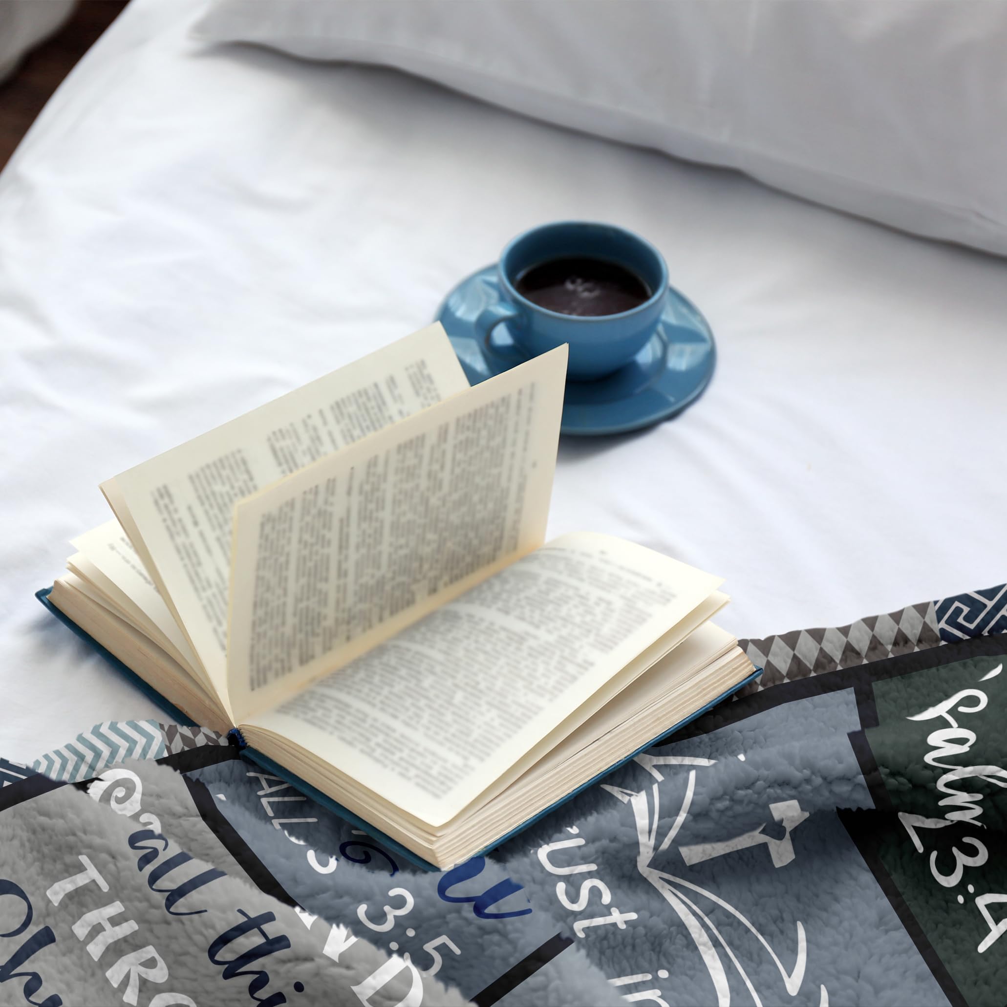 PAZISOL faith-based blanket for men for versatile moments.