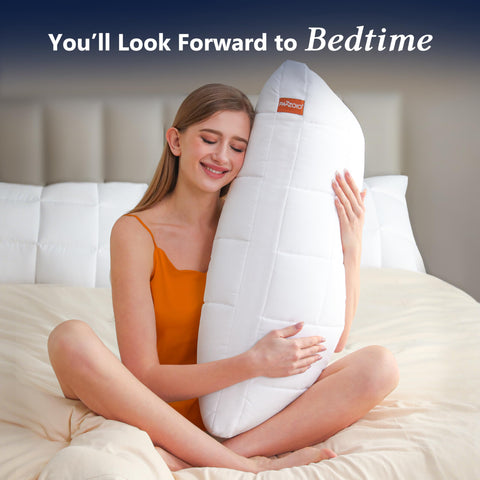 PAZZOIO machine-washable pillow for easy care and lasting freshness.
