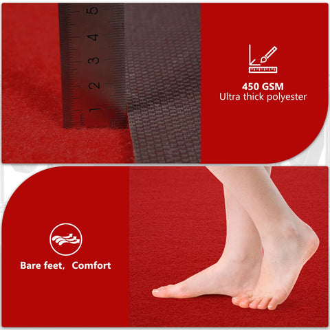 PBHEPJ red carpet runner rolled for compact storage