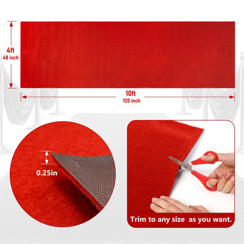 PBHEPJ red carpet runner wedding aisle setup