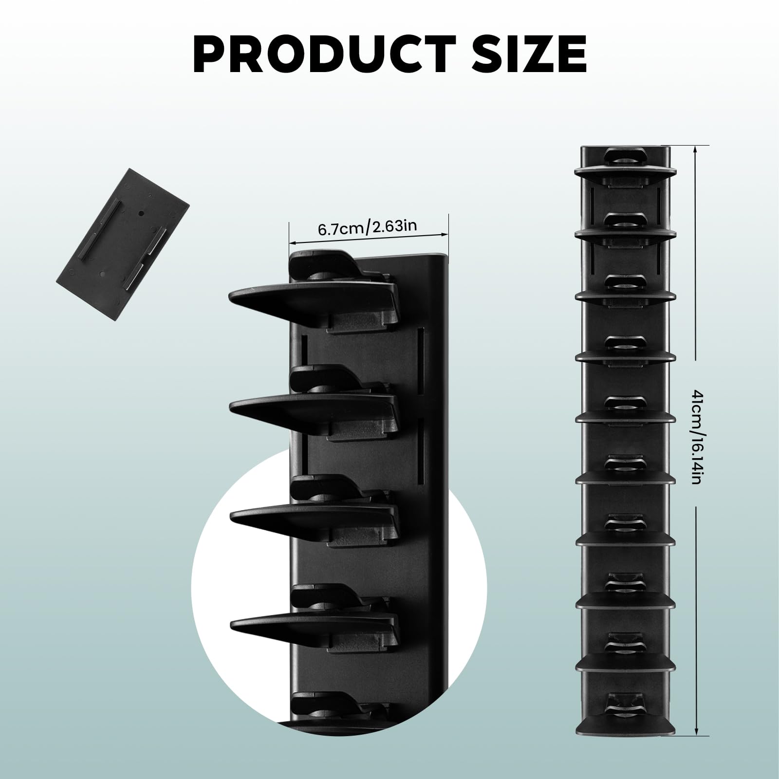 PCEEL easy-access hat rack helps quick selection without mess.