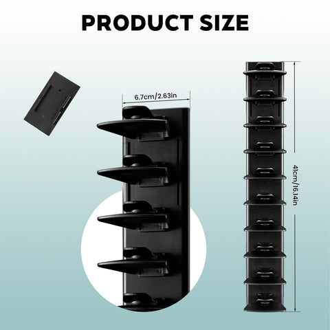 PCEEL easy-access hat rack helps quick selection without mess.