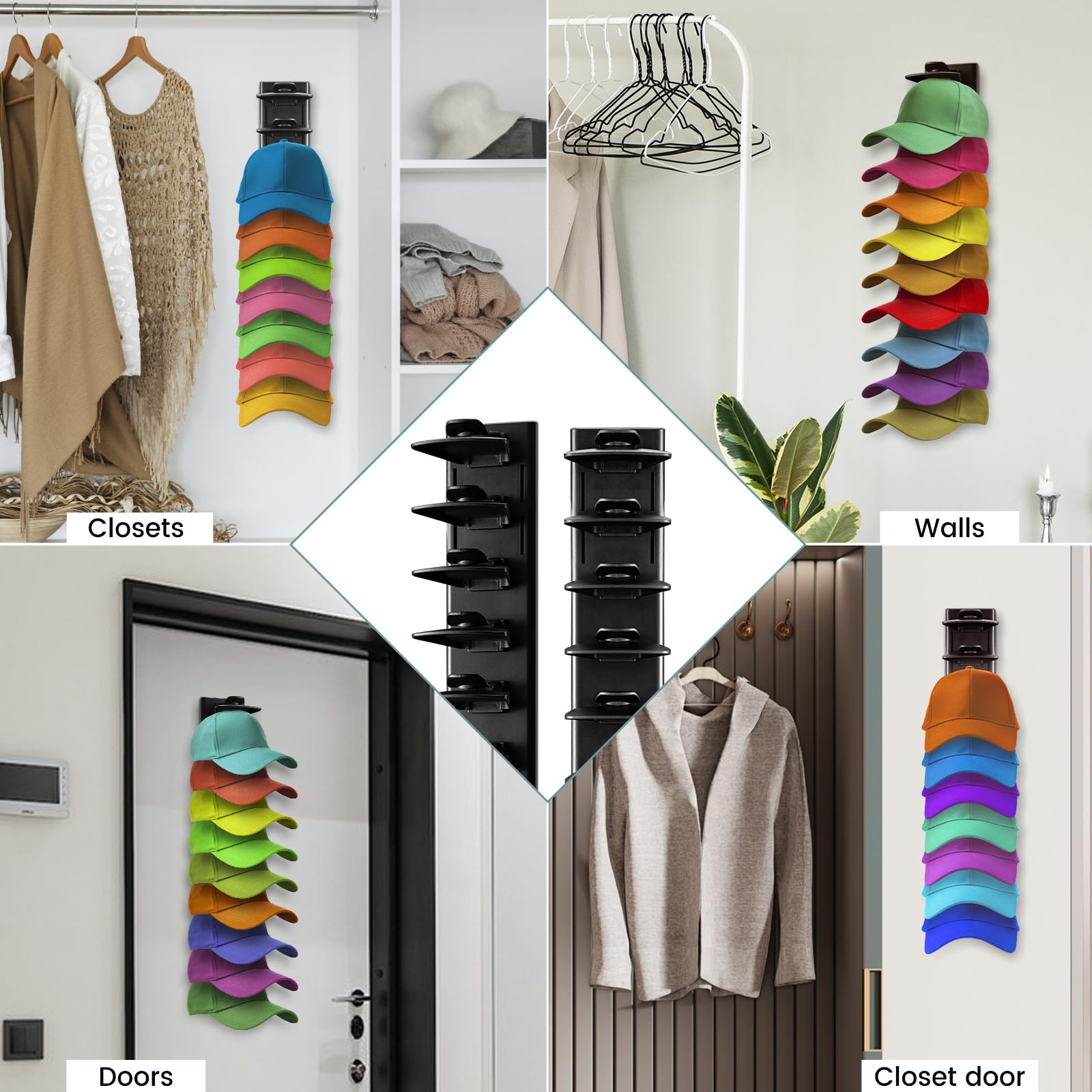 PCEEL compact, sleek black design suits home, office, or closet.