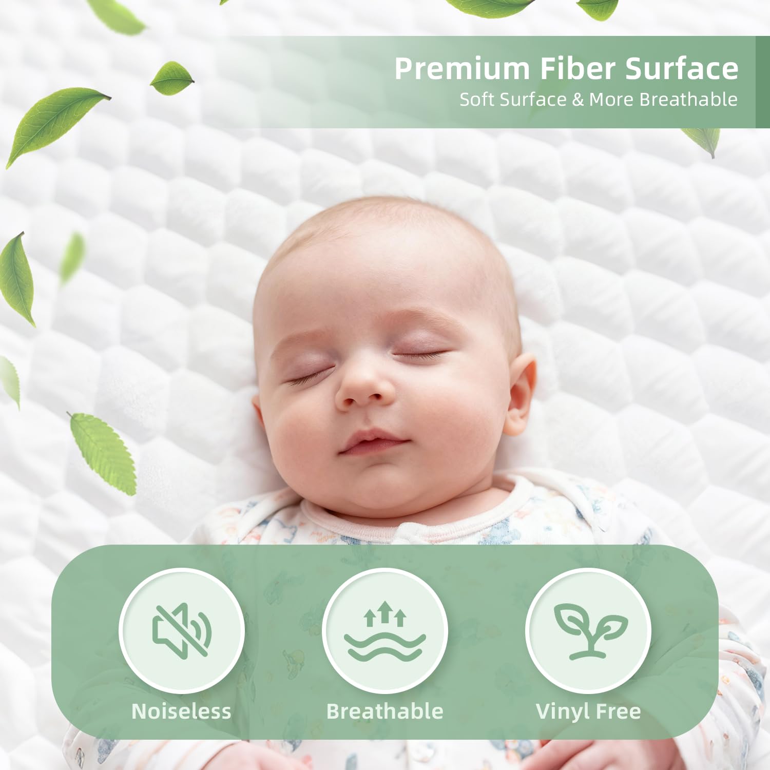 PDXM deep-pocket design highlights secure fit around a thick mattress