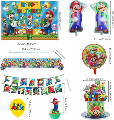 PEACHPUNK Mario party banner enhances the themed entrance.