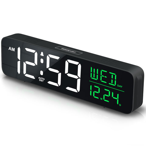 Peakeep large display clock front view with easy to read digits