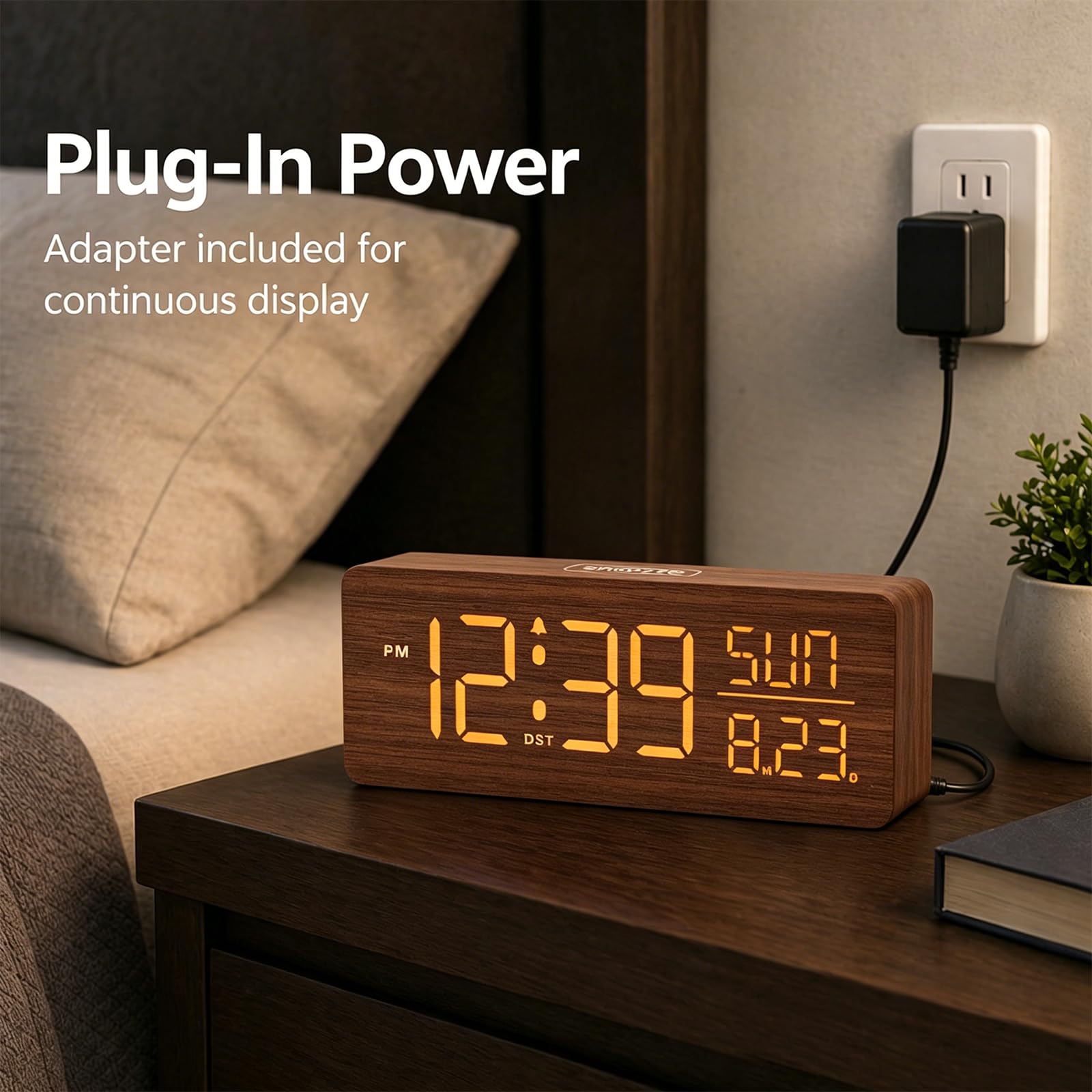 Peakeep natural wood grain design to suit modern, rustic, or Scandinavian decor.