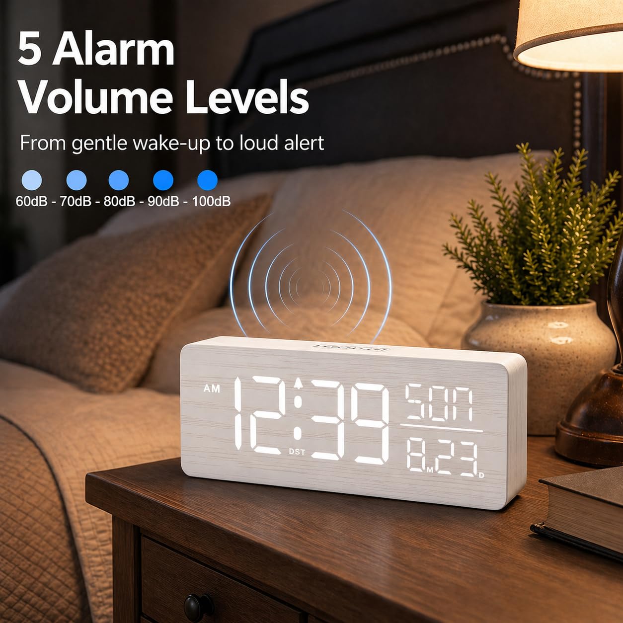 Peakeep plug-in power with included adapter ensures continuous display
