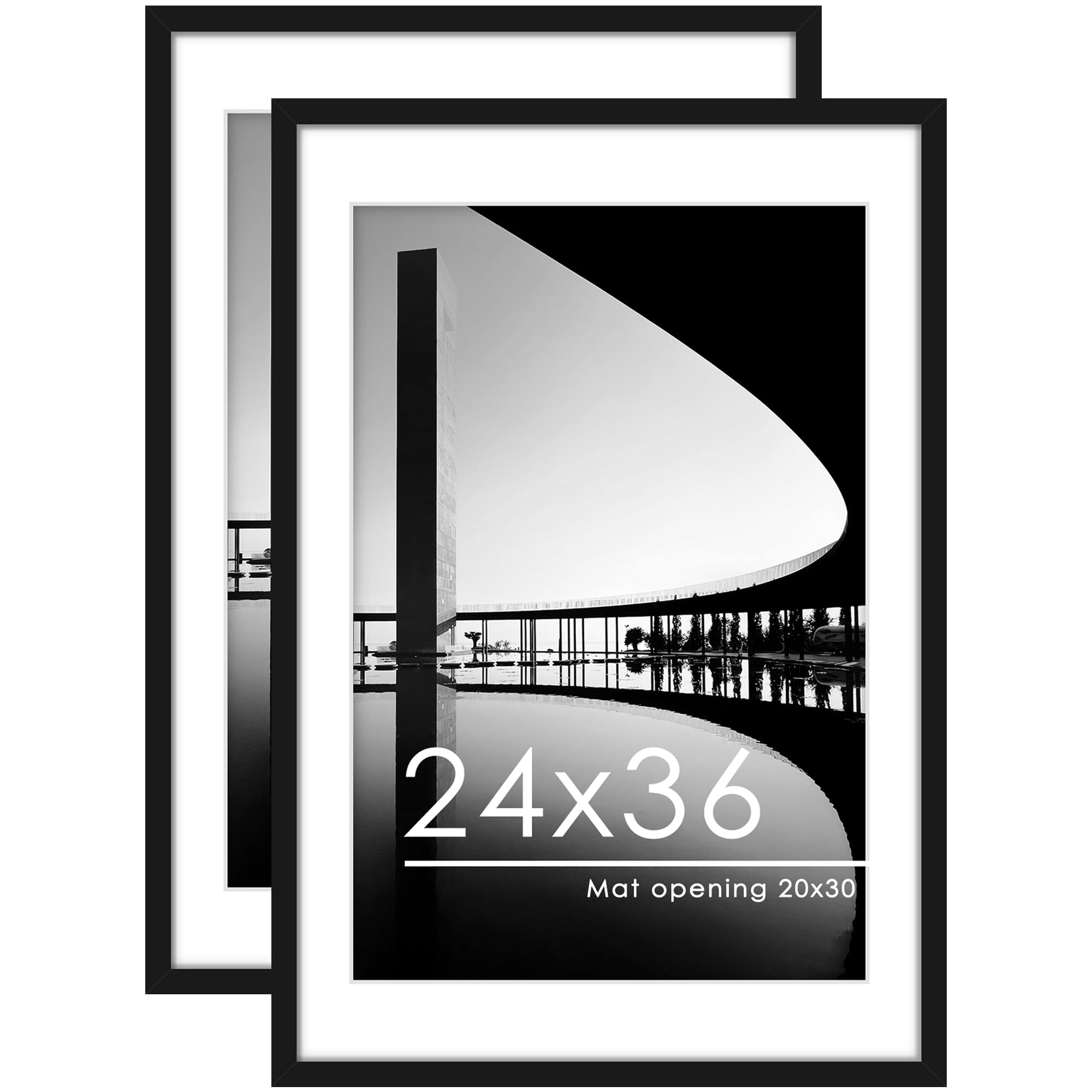 PEALSN 24x36 poster frame set of 2 in black for gallery walls