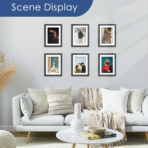 PEALSN 6x8 frame with mat option holds a 5x7 photo neatly