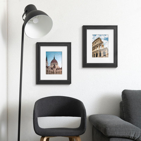 PEALSN 8x10 frame set six, mat-ready for 5x7 inserts