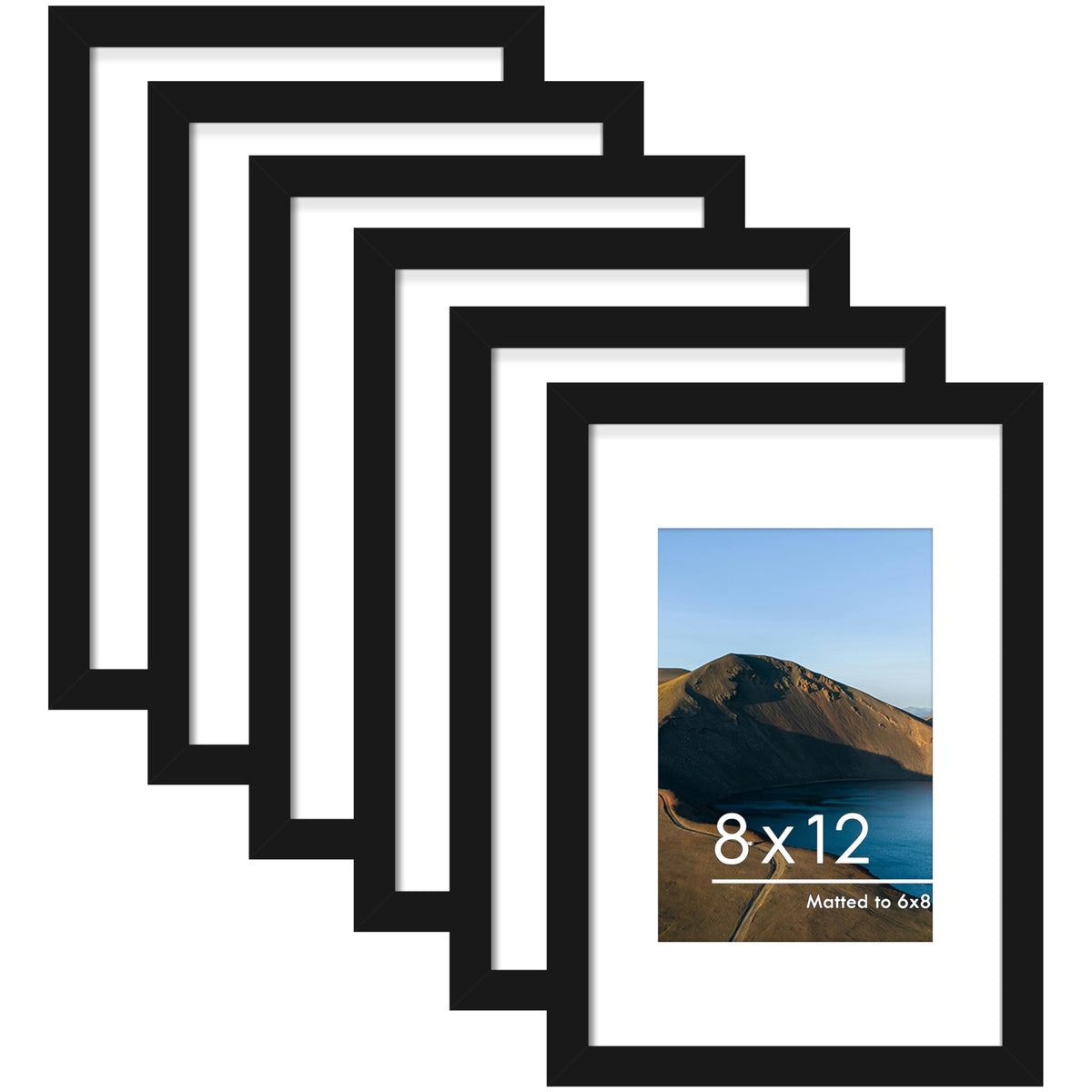 PEALSN 8x12 frame set on wall display for gallery-style decor