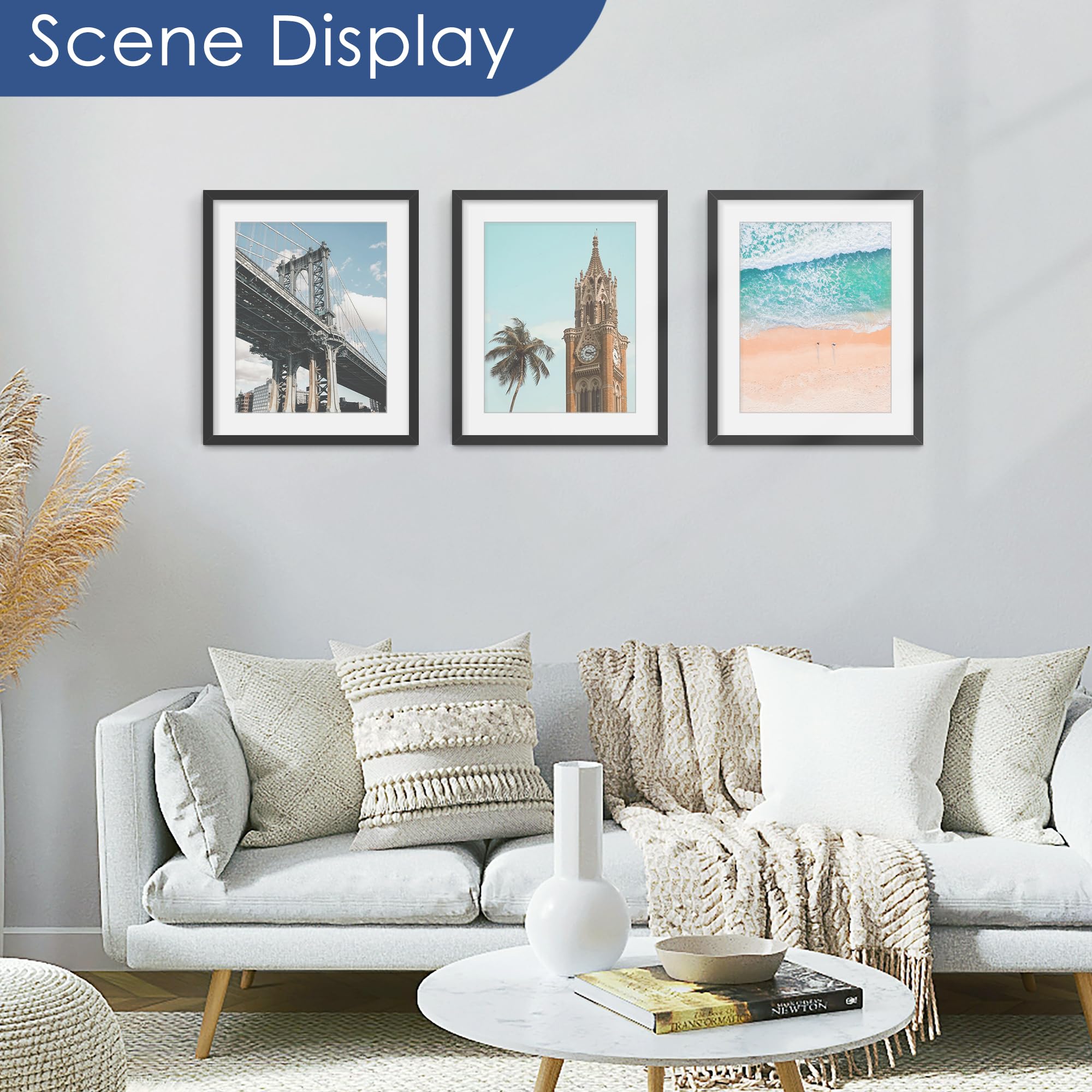 PEALSN black poster frame securely packed for delivery
