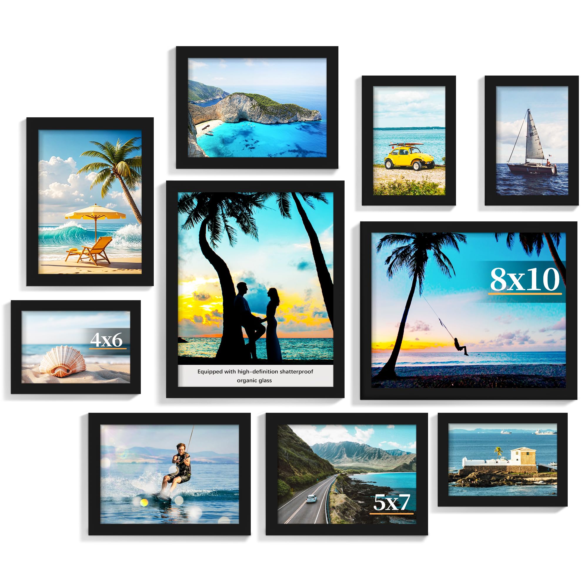 PEALSN collage frame 8x10 setup for a clean wall display.