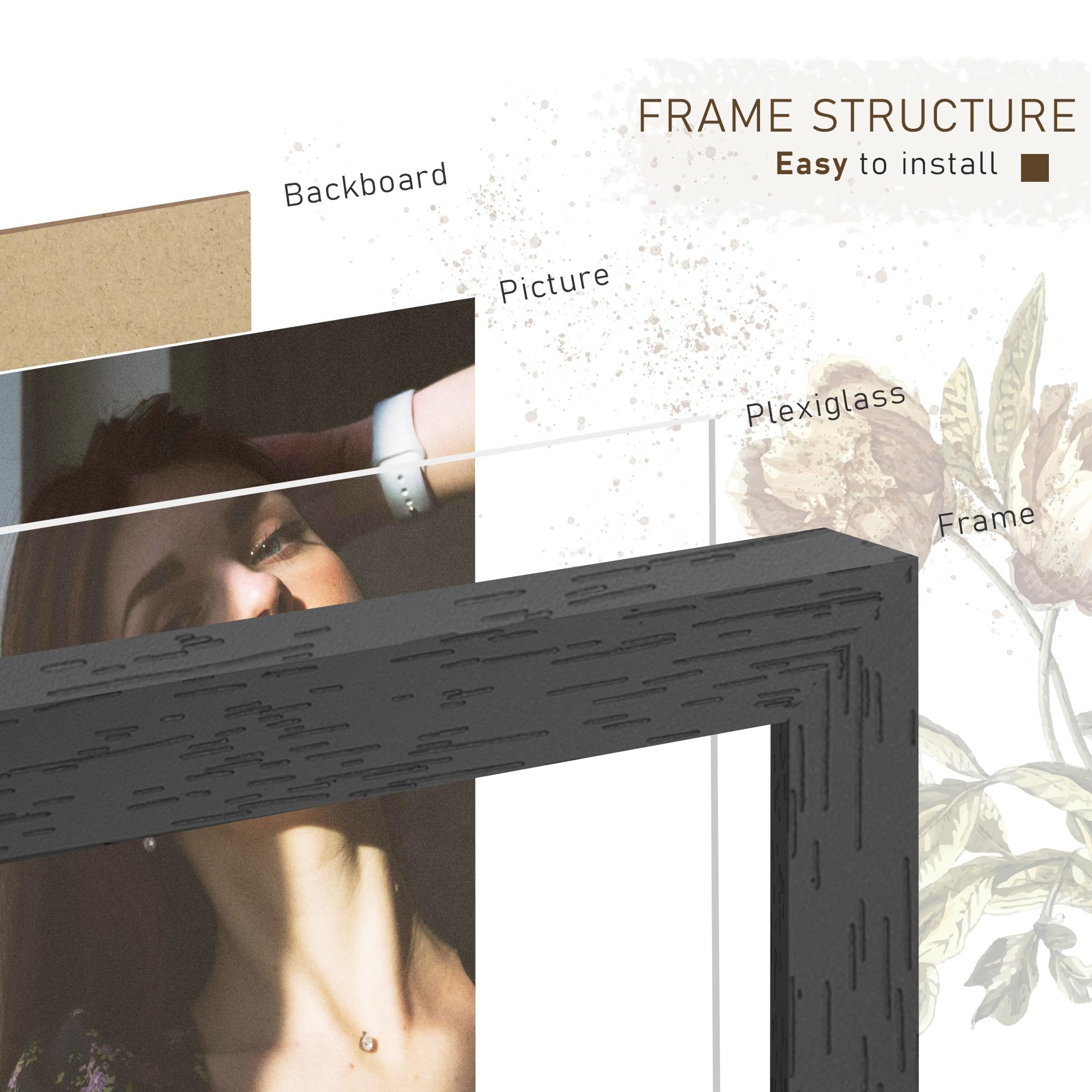 PEALSN display portraits and art prints with elegant framing