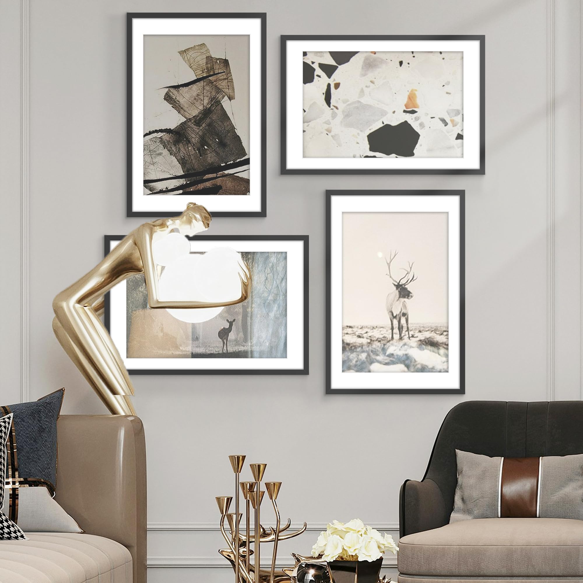 PEALSN frame 20x30 with mat showcases art clearly