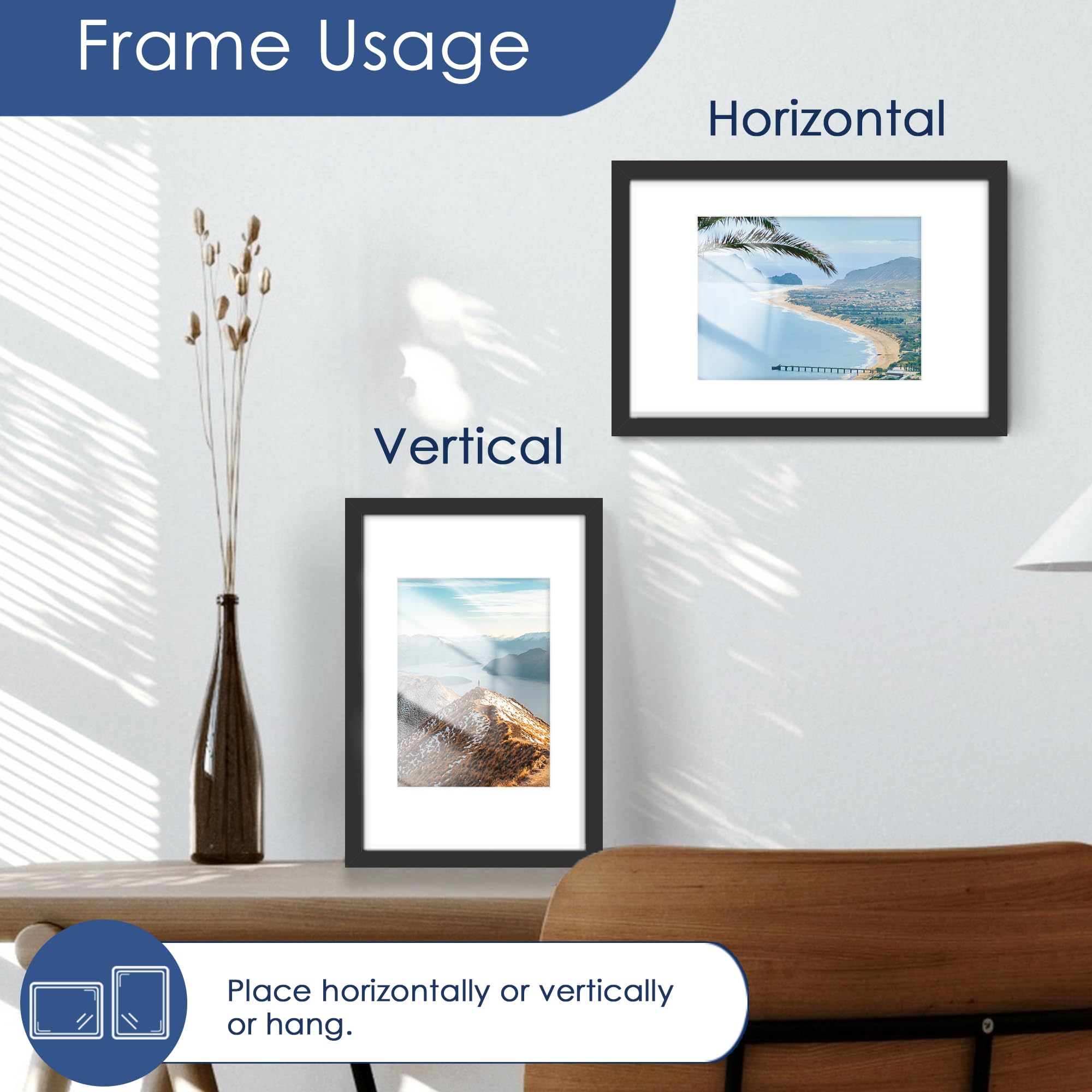 PEALSN gift-ready black frame set ideal for weddings or anniversaries