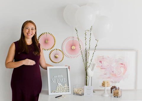 Pearhead gender-neutral nursery decor that fits safari or animal-themed spaces.