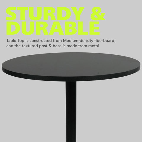 Perfect for cocktails or light dining in cozy home bars.