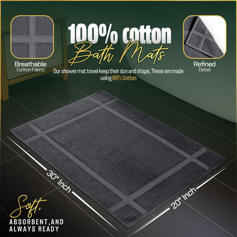 Pearl Linens quick-dry bath mat demonstrates hotel-quality softness after showers.
