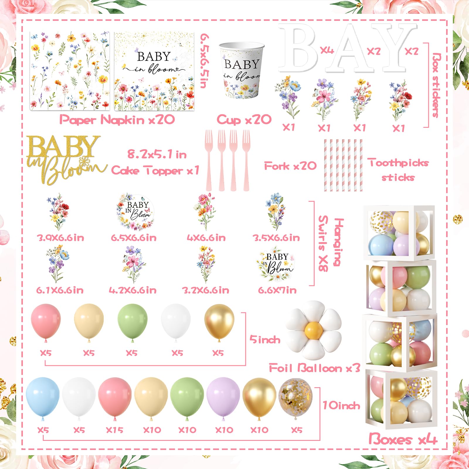 Peghoqu Baby in Bloom tablecloth protecting surfaces while elevating spring decor