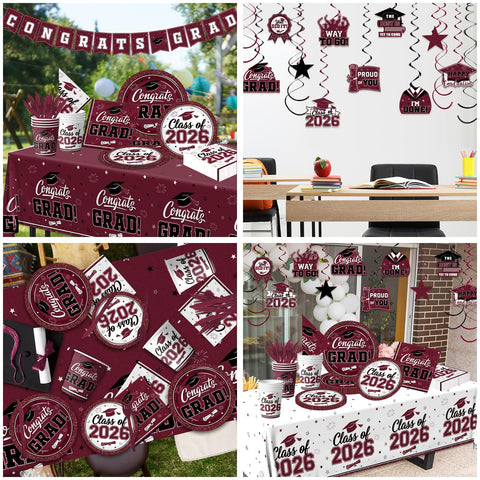Peghoqu tablecloth 108x54 maroon white provides durable party base