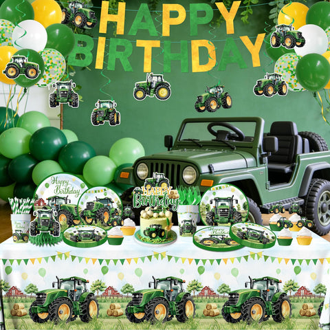 Peghoqu tractor swirls showing angles for playful party decor