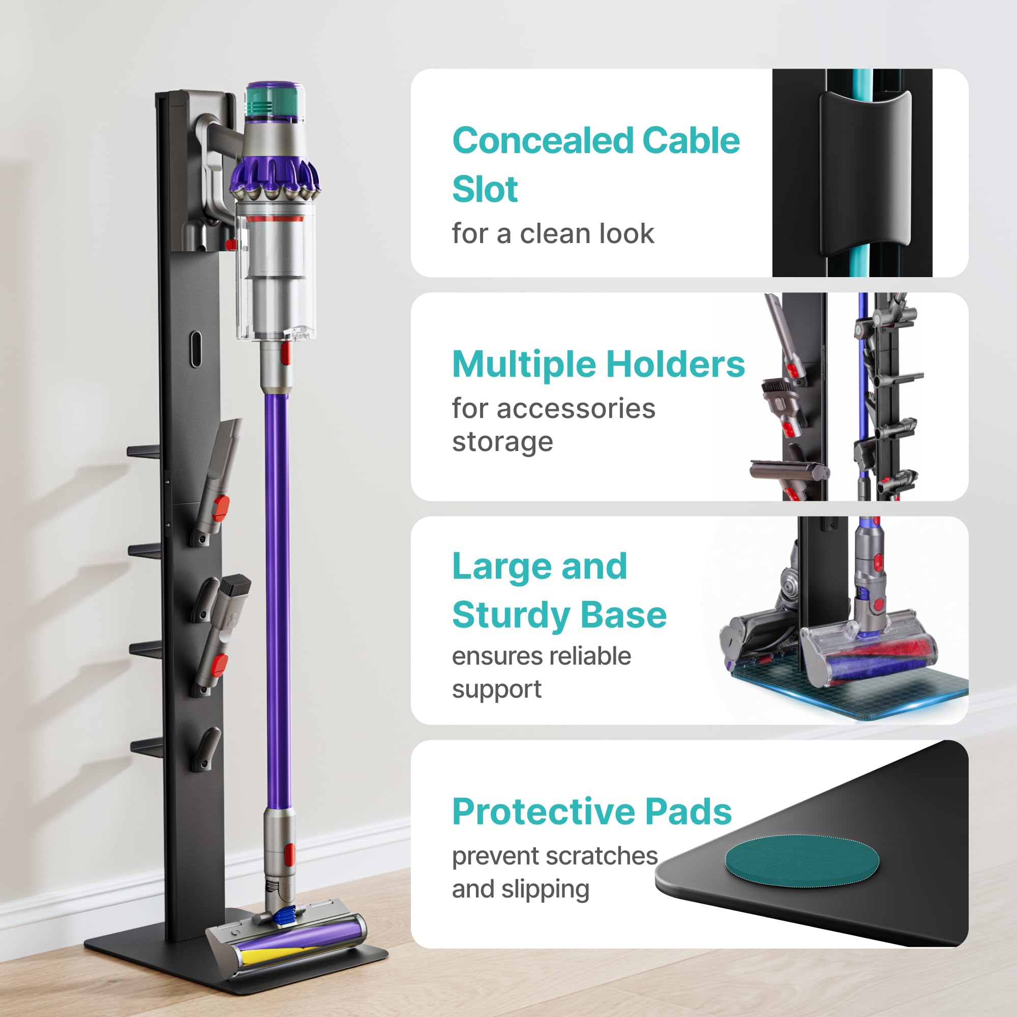 PEGZONE drill-free assembly makes setup quick and wall-safe.