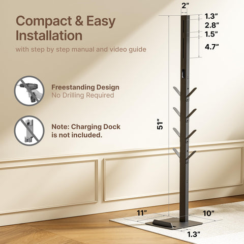 PEGZONE vacuum stand demonstrates drill-free assembly