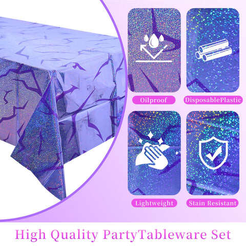 Peiking Demon Hunter tablecloth in purple gradient for enhanced lighting and presence