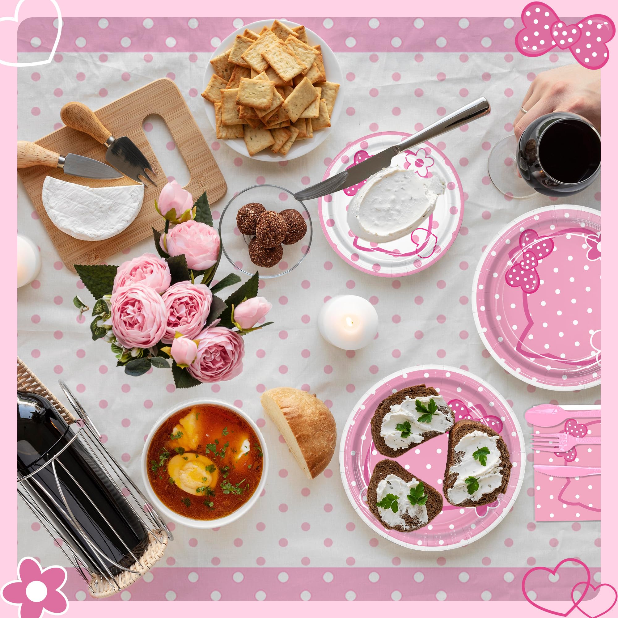 Peiking pink kitten cutlery set convenient utensils for kids.