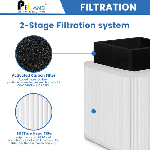 Pelano 211+ H13 True filter component for high-efficiency filtration.