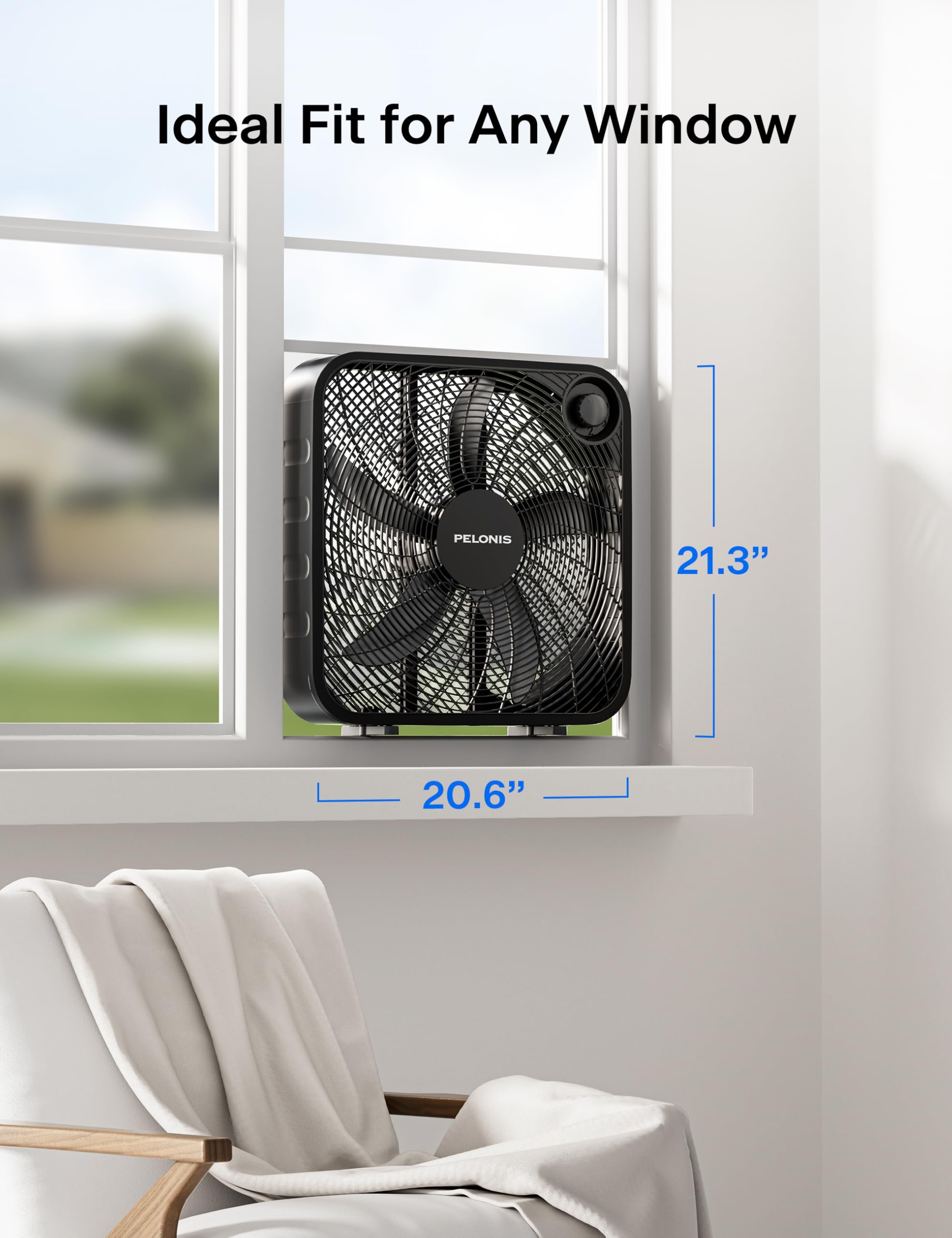 Pelonis energy-efficient design supports cooling with lower energy use.