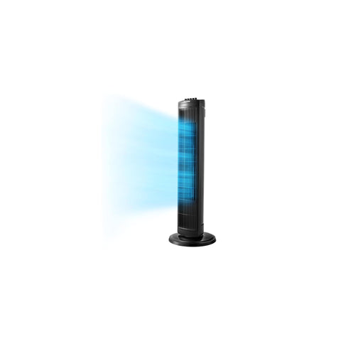 PELONIS 30-inch tower fan front view for powerful, space-saving cooling in any room.